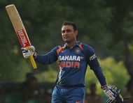 सहवाग ने कम स्कोर वाले मुकाबले में शतक लगाया और भारत की जीत में अहम योगदान दिया